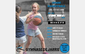 Stage de Basket - 2 au 5 janvier 2024