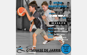 Stage de Basket - 15 au 19 avril 2024