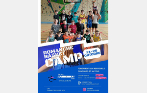 Stage de Basket - Du lundi 21 au Vendredi 25 Octobre 2024