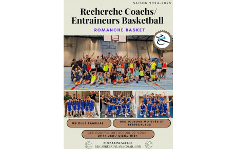 Devenez Coach chez Romanche Basket